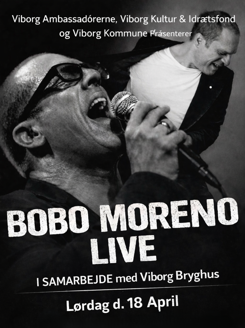 Release SMAG PÅ VIBORGS HISTORIE - Gratis koncert med  BOBO MORENO