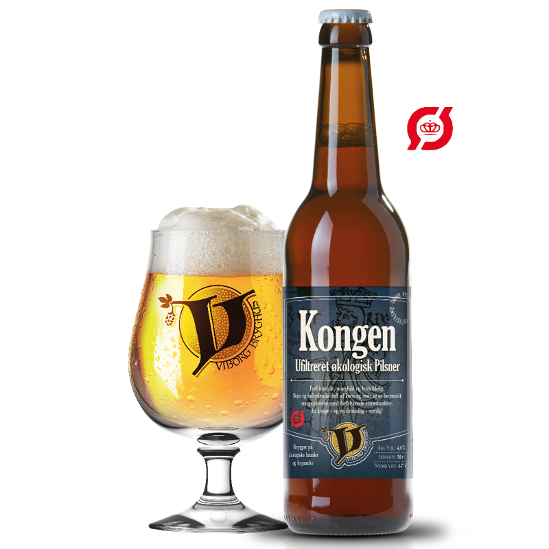 Kongen Økologisk Pilsner fustage 25 L.