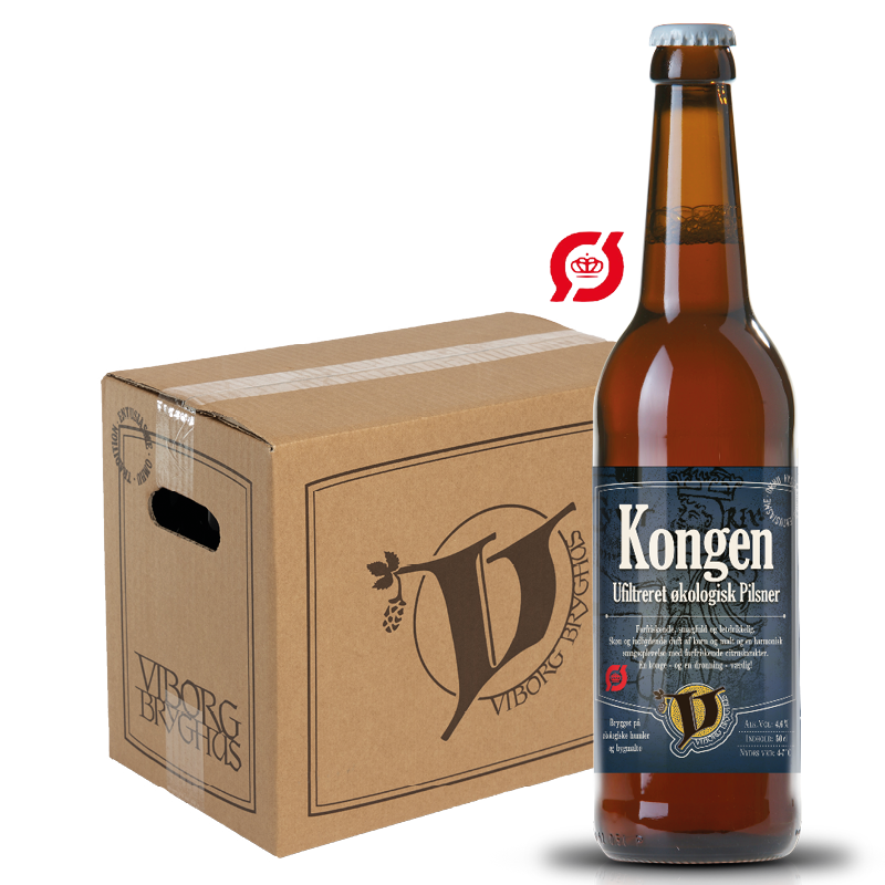 Kongen Økologisk Pilsner – Kasse