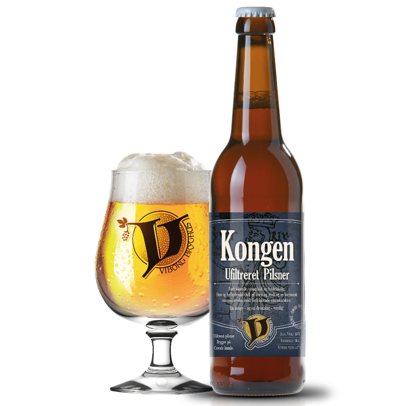 Kongen ufiltreret Pilsner – Kasse