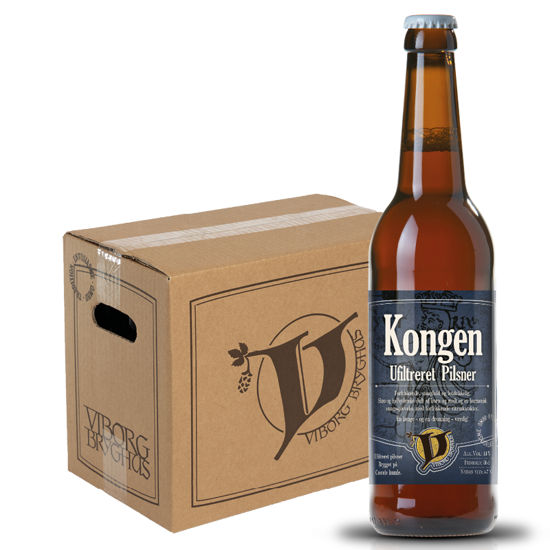 Kongen ufiltreret Pilsner – Kasse