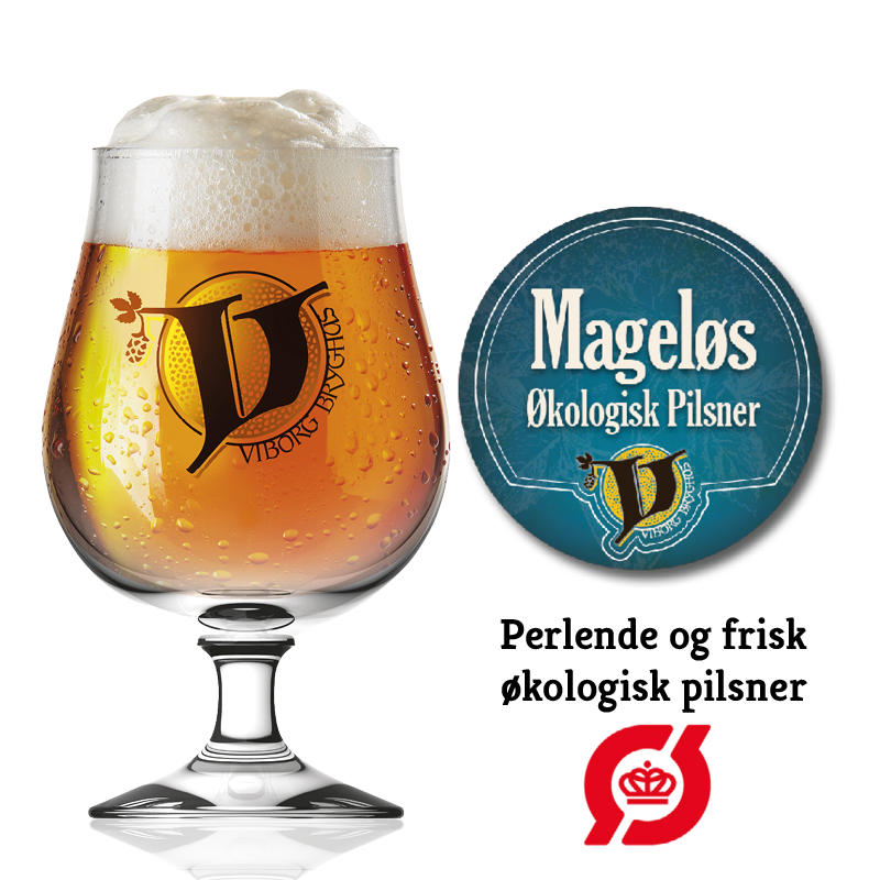 Mageløs Økologisk Pilsner fustage 25 L.